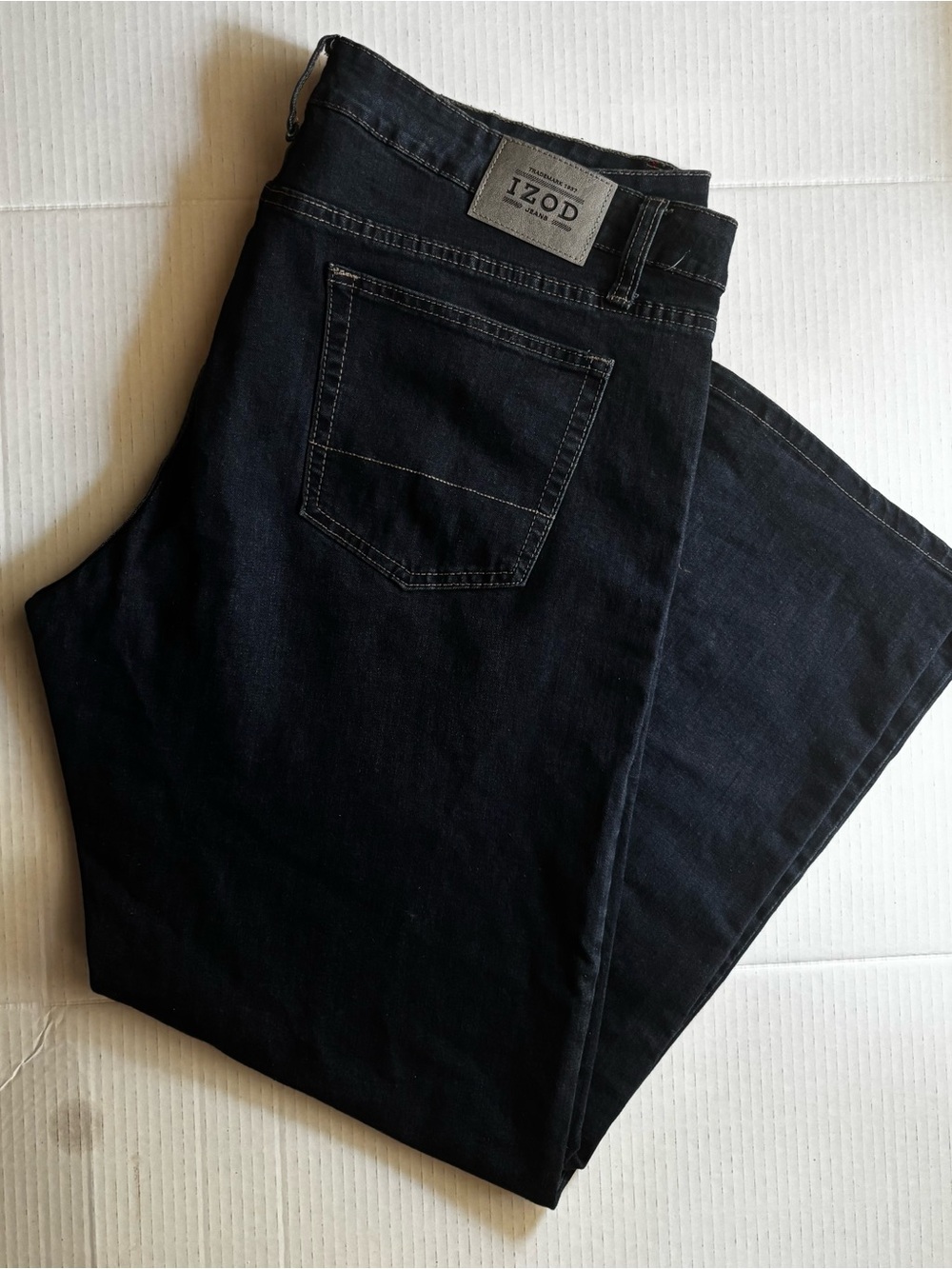 IZOD Straight Leg Men’s Blue Jeans